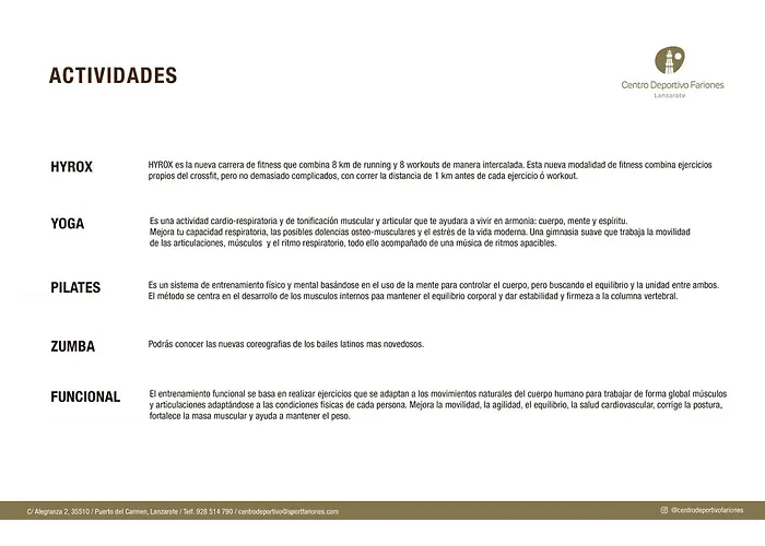 Blue Volcano - Pool And Gym In Sport Center Fariones Included By Lanzarote * Puerto del Carmen